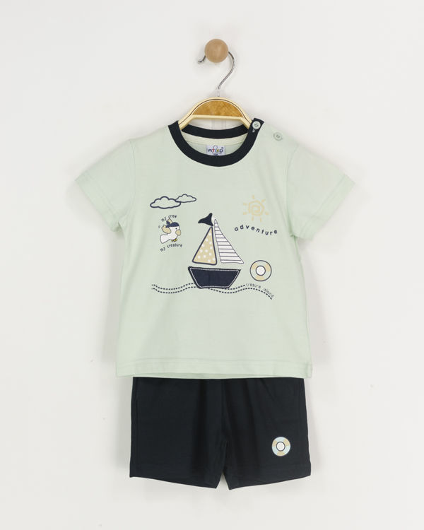 Picture of A0652 BOYS TWO PIECE COTTON SET